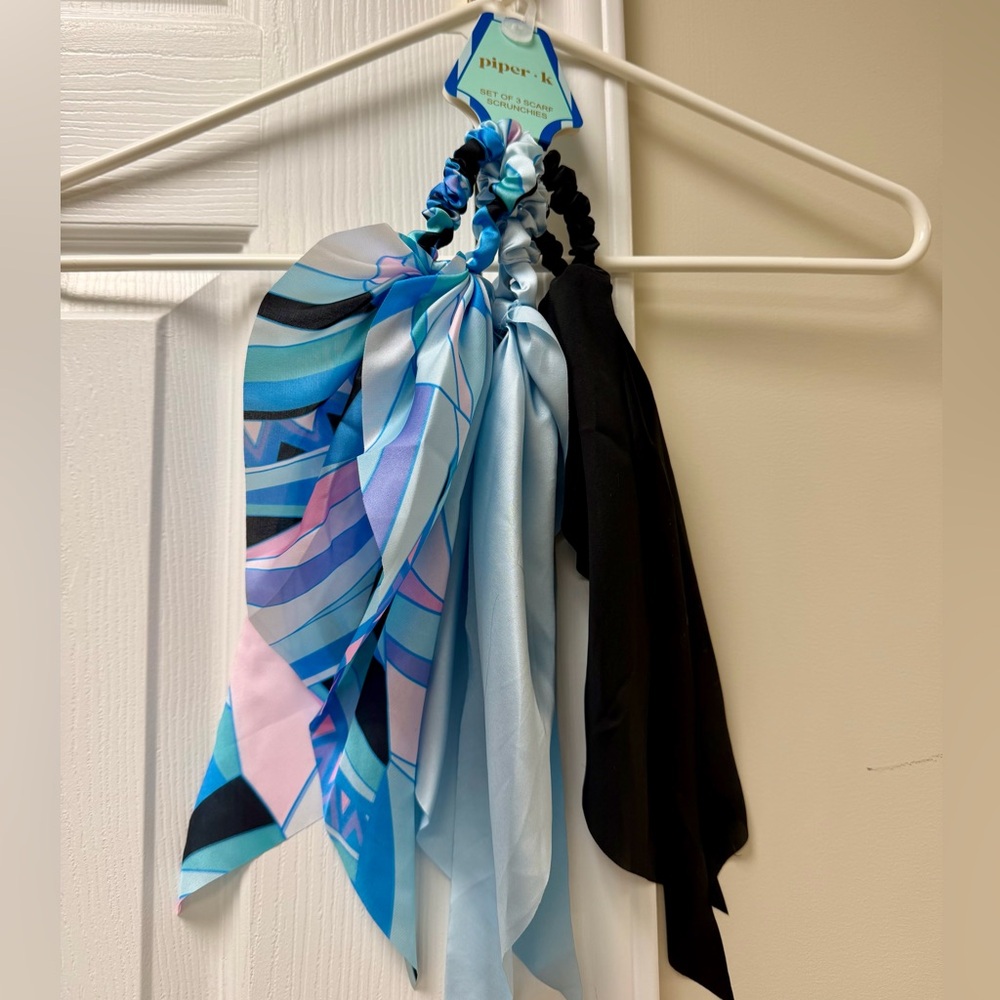 Piper K Set of 3 Scarf Scrunchies